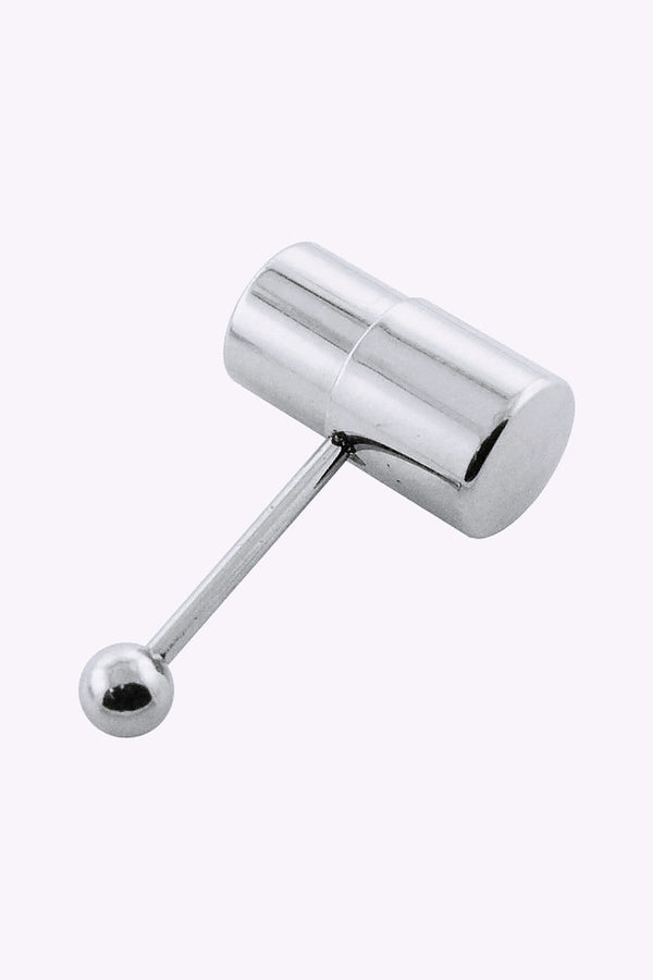 Tungpiercing Vibrerande Karleksstav Med Batteri 1 6 Mm X 16 Mm