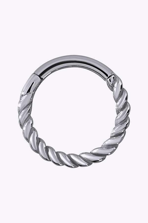 Vackert Twistad Clickerring Stal